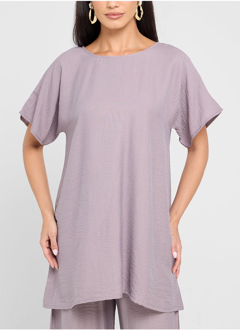 hayas closet Button Down Shirt & High Waist Pants  - Image 3