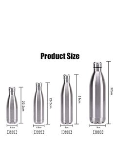 Cool Baby COOLBABY 25oz/750ML Stainless Steel Water Bottle Double Walled Sports Vacuum Insulated Cola Shape Travel Thermal Flask BPA Free  - Image 4