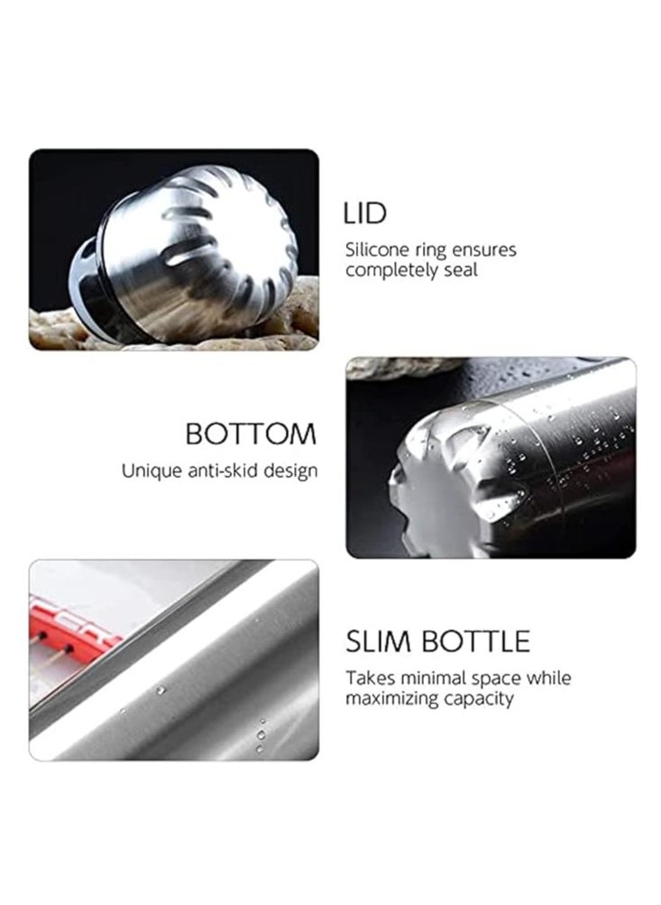 Cool Baby - COOLBABY 25oz/750ML Stainless Steel Water Bottle Double Walled Sports Vacuum Insulated Cola Shape Travel Thermal Flask BPA Free - Image 1