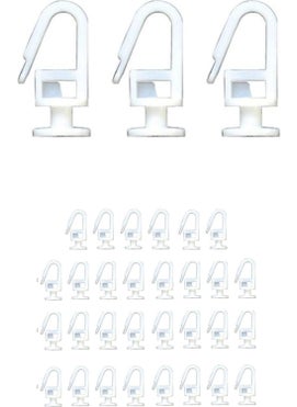HELLOVE Interlocking Curtain Cornice Button Hooked Curtain Roulette Locking Cornice  - Image 1