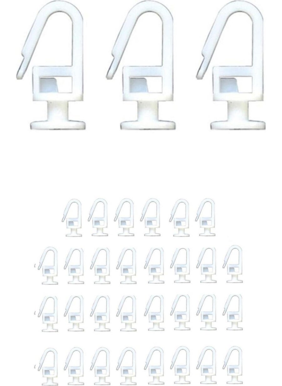 HELLOVE - Interlocking Curtain Cornice Button Hooked Curtain Roulette Locking Cornice - Image 1