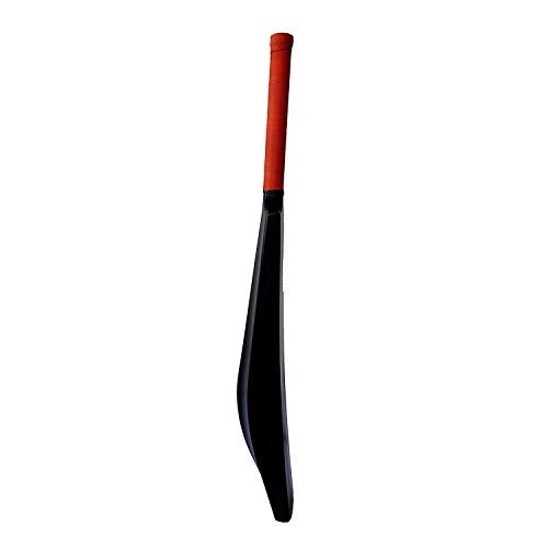 Klapp Hard Plastic Cricket bat with 50 per Fibre (Full Size, Black) - Image 2