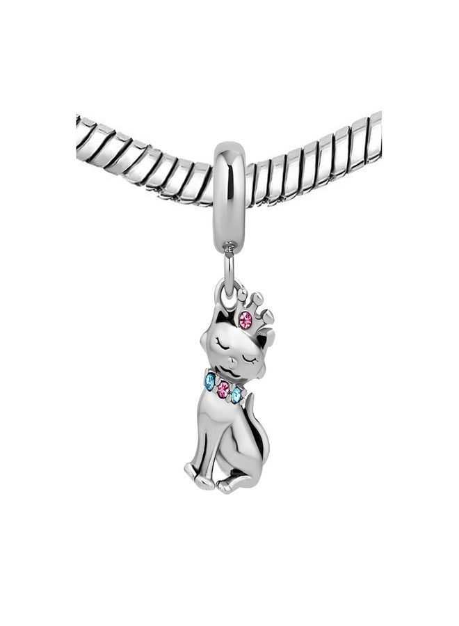 كون بيد تعليقات متدلية على شكل قطة صغيرة لطيفة من كونبيد، متوافقة مع أساور وقلائد باندورا، هدايا مجوهرات عيد ميلاد للنساء - Image 3