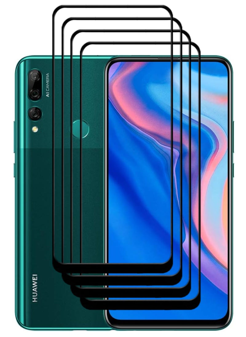 ACLIX 4 Pieces Antistatic ESD Dustproof Premium Quality High Definition Tempered Glass Screen Protector Designed For Huawei Y9 Prime (2019) - Image 1
