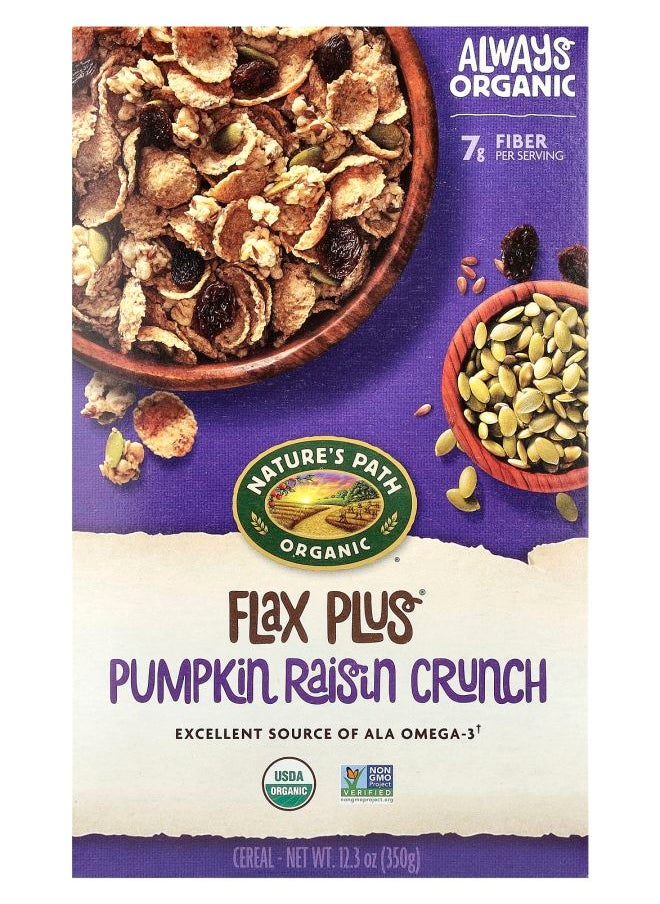 Nature's path - Organic Flax Plus Cereal Pumpkin Raisin Crunch 12.3 oz (350 g) - Image 1