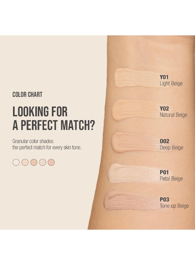 TFIT Idol Cover Concealer - Full Coverage, Lightweight, Sweat & Water Proof, Long-lasting, Lightweight, Conceales Dark Circles, Fine Lines, Redness, (Y01 Light Beige, 6.5g) - Image 4