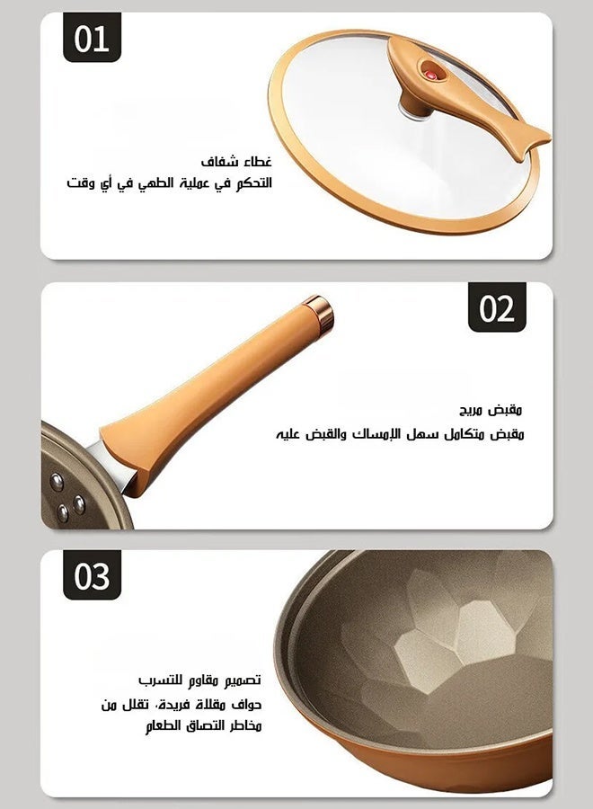 مقلاة طينية بتصميم مبتكر وطبقة تيتانيوم غير قابلة للالتصاق - Image 5