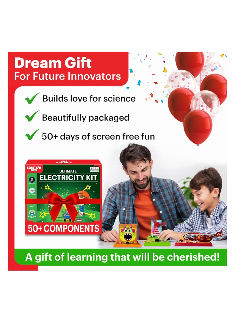 Einstein Box Einstein Box Ultimate Electricity Kit | Science Project Kit | Electronic Circuits | Toys for Kids Ages 7-14 Years |  - Image 4