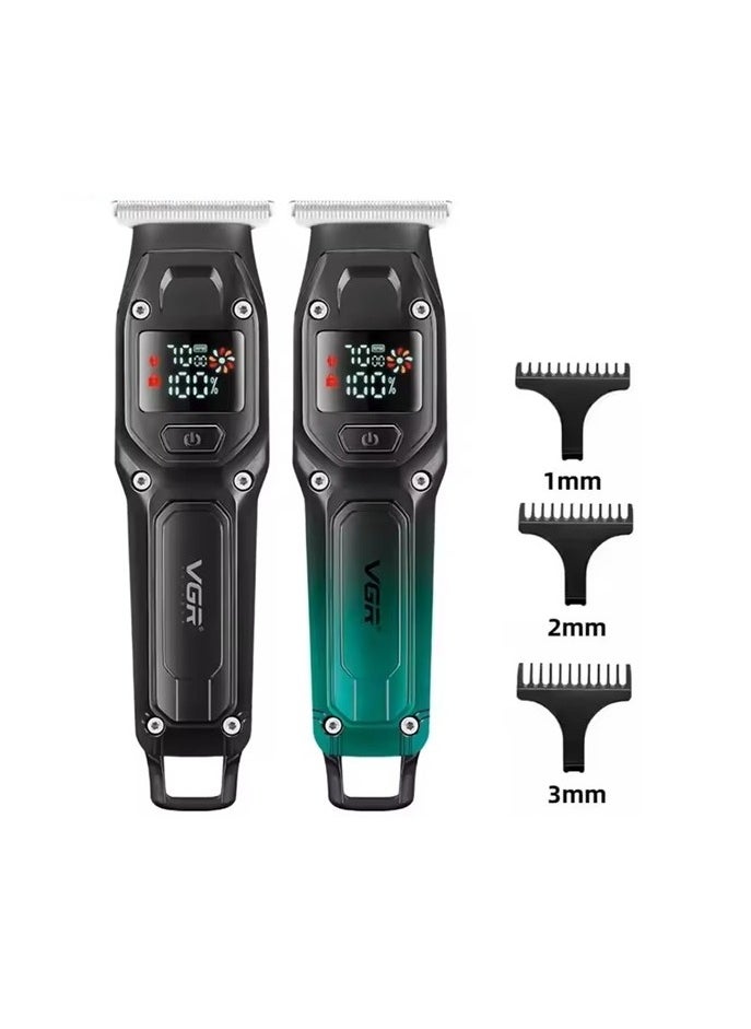 Generic VGR V-964 Hair Clipper with Digital Display, 3 Combs, 100 Minutes of Continuous Use, and 7000RPM Turbo Speed  - Image 3