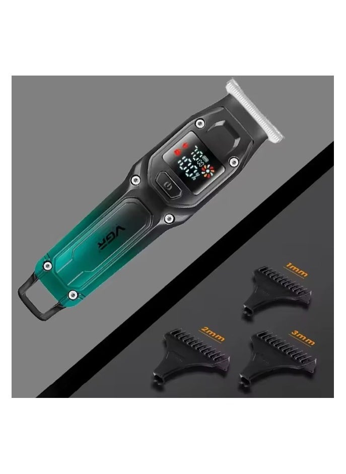 Generic VGR V-964 Hair Clipper with Digital Display, 3 Combs, 100 Minutes of Continuous Use, and 7000RPM Turbo Speed  - Image 5