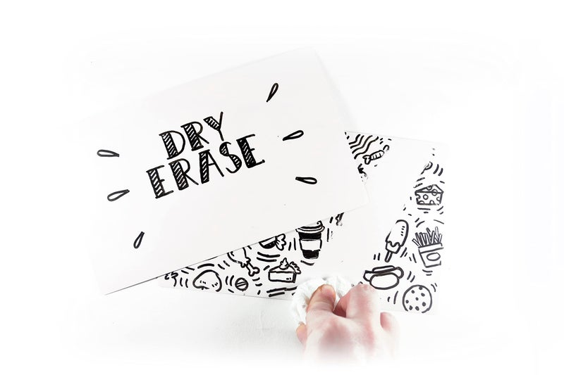 Apostrophe Games Large Dry Erase Index Cards – 30pcs Laminated 5x8" Cards Blank w/Tuck Box – Reusable Dry Erase Note Cards for School, Work, Housework, to Do Lists – Practical Index Card Sheets - 5 x 8-inch - Image 5