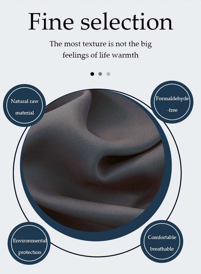 DUNISO قطعتان من الستائر الخارجية، مع ستائر معتمة مثقوبة في الأعلى، مقاومة للماء والرياح، مناسبة للتراسات، الأكواخ، الشرفات، والبرجولات، 132 * 240 سم، رمادي - Image 4