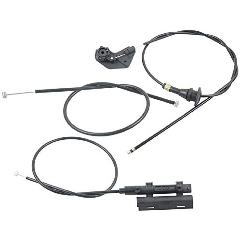 BMW Hood Release Cable 3-Piece Set Direct-Fit Bowden Cable - Restores Smooth Hood Latch Release Engine Hood Cable for E39 525I 530I Models - Image 4