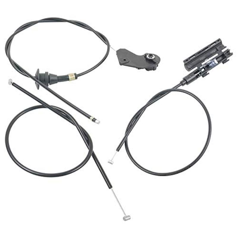 BMW Hood Release Cable 3-Piece Set Direct-Fit Bowden Cable - Restores Smooth Hood Latch Release Engine Hood Cable for E39 525I 530I Models - Image 2