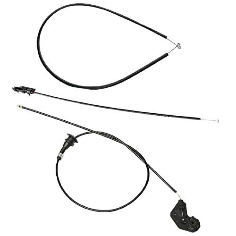 BMW Hood Release Cable 3-Piece Set Direct-Fit Bowden Cable - Restores Smooth Hood Latch Release Engine Hood Cable for E39 525I 530I Models - Image 5