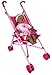 Lissi Doll Umbrella Stroller Set with 16 Baby Doll African American - Image 3