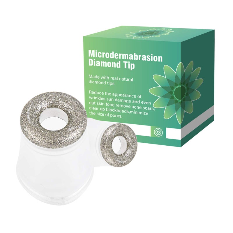 NEWDERMO Premium Diamond Microdermabrasion Tips - for All Skin Types. (Diamond Tip) - Image 1