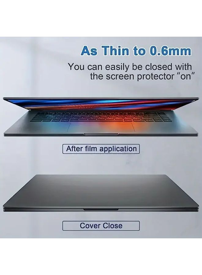 15.6 Inch Laptop Matte Anti Glare Screen Protector 16 9 Aspect Ratio Eye Care PET 5H Hardness - Image 2