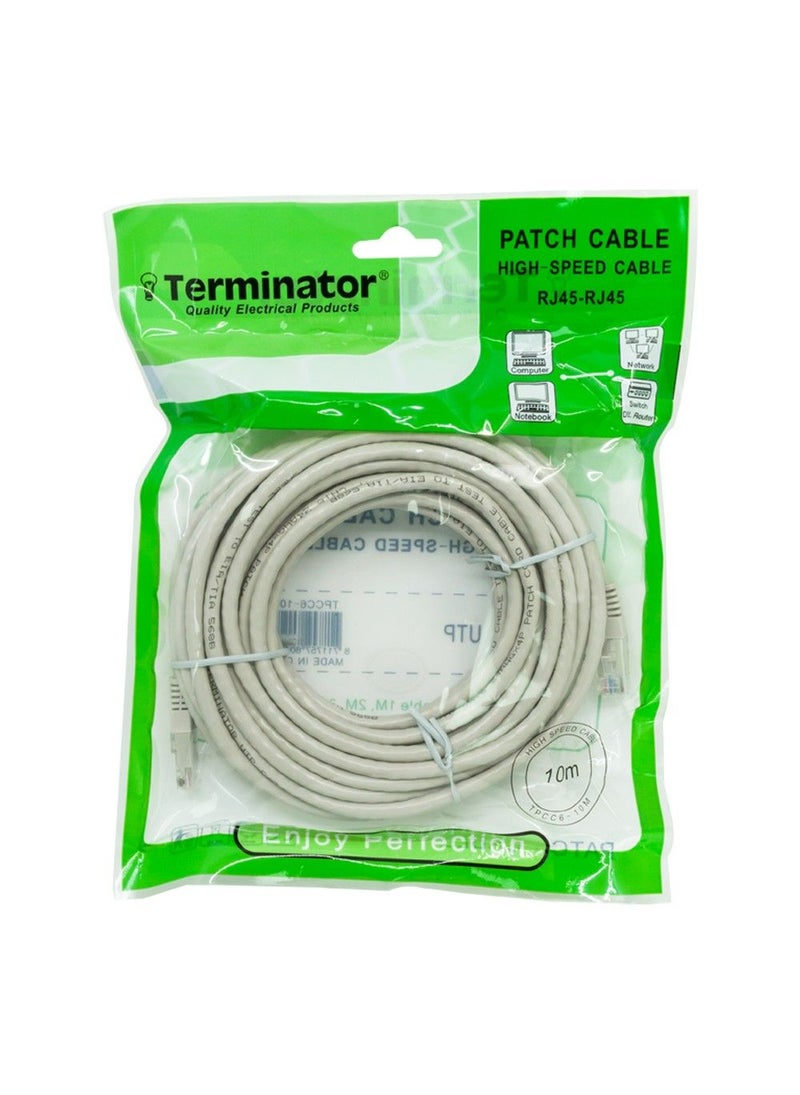 Terminator Terminator Patch Cord CAT6 Cable 10 Meter  - Image 1
