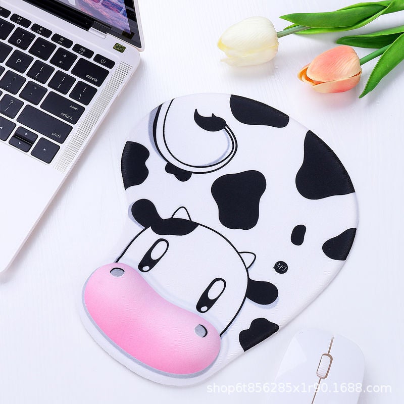 Solid Color Hand Rest Silicone Wrist Mouse Pad Super Soft Wrist Rest Pad Fresh Simple Comfortable Anti-Slip Mat Office - Image 1