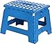Utopia Home Utopia Home Foldable Step Stool for Kids - 11 Inches Wide and 9 Inches Tall - Blue and White - Holds Up to 300 lbs - - Image 2