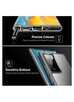 Generic Case for Samsung Galaxy Note 20 Ultra, Transparent Back with Black Frame  - Image 5