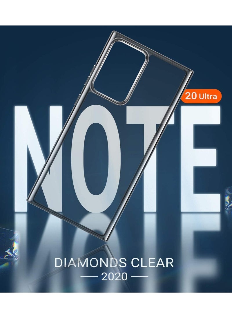 Generic Case for Samsung Galaxy Note 20 Ultra, Transparent Back with Black Frame  - Image 4