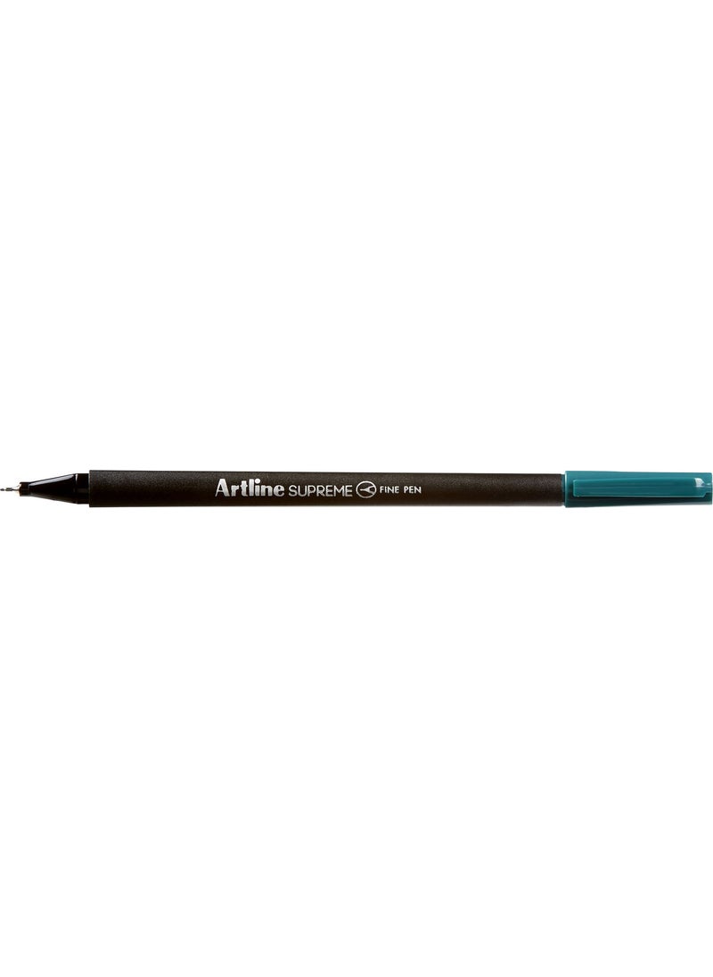 Artline - Supreme Fine Pen (0.4 mm) Pen Dark Green - Image 1