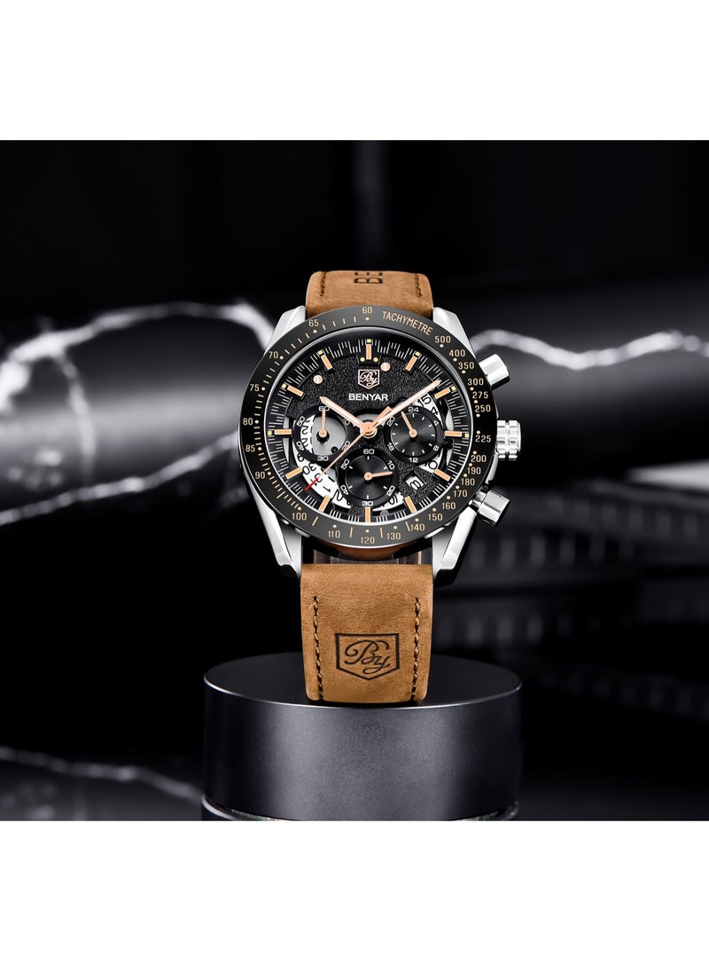 Watches for Men Quartz Watch Leather Waterproof Chronograph Watch 5120 - pzsku/ZE7524BF61C2C3B3A82CBZ/45/_/1710560329/f3886932-d415-47a6-a0f8-52005271dbd7