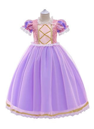 Girls Dress Costume for Kids Girls Princess Dress Up with  Accessories Birthday Party Cosplay Outfits - view 2