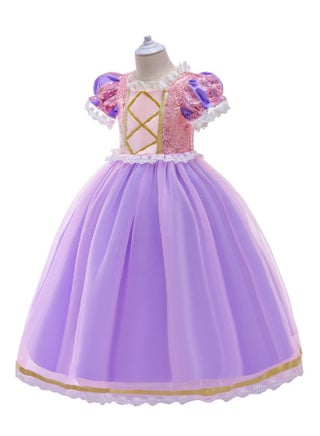 Girls Dress Costume for Kids Girls Princess Dress Up with  Accessories Birthday Party Cosplay Outfits - view 3