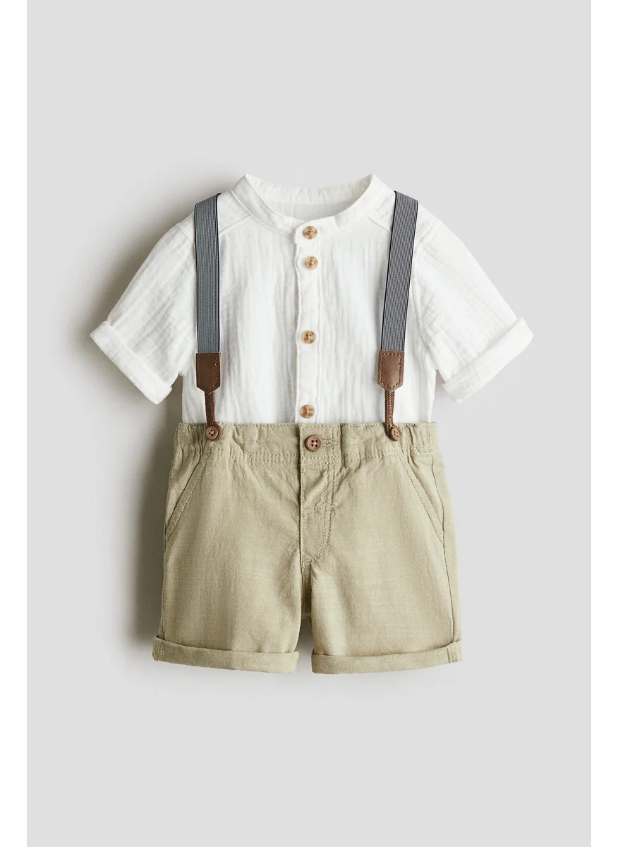 H&M 2-Piece Set With Braces