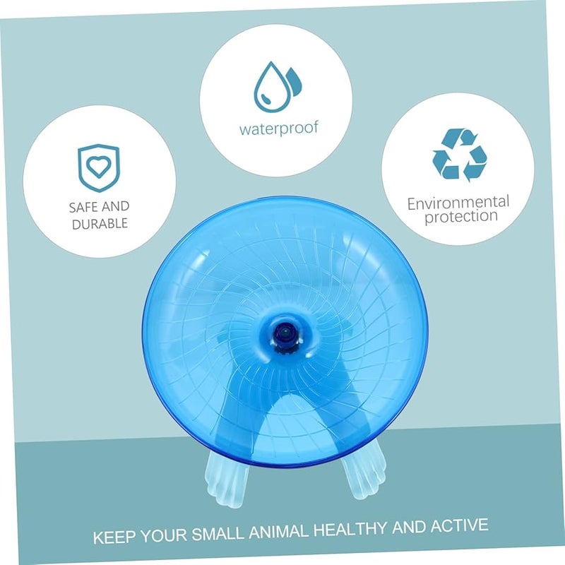 Housoutil 18cm Hamster Exercise Wheel Quiet Running Toy 2 Pack Small Pet Activity - Image 3