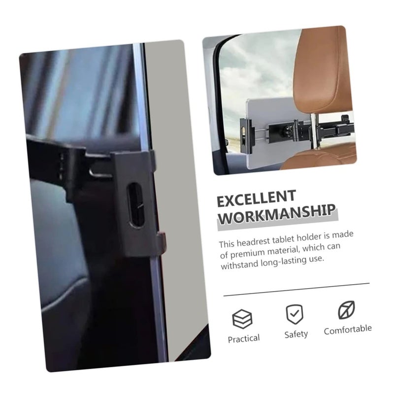 Universal Headrest Tablet Mount Holder for Car Rear Seat Travel Entertainment - Image 3
