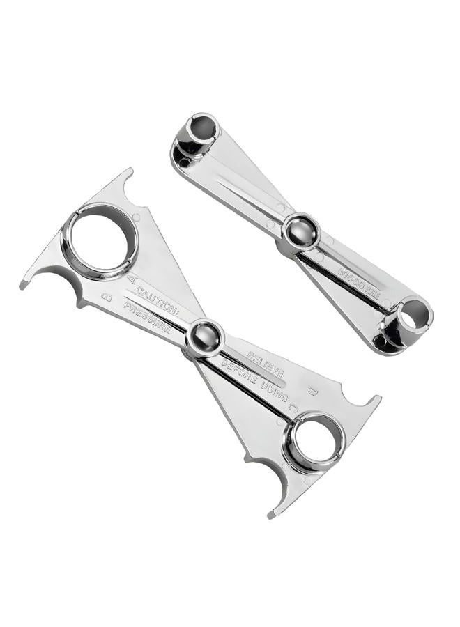 Wevdn 2PCS Fuel Line Disconnect Tool, 3/4 5/8 1/2 3/8 Inch & 3/8 5/16 Inch Fuel Filter Removal Tool for Quick Disconnection, Multi-Purpose Scissor Fuel Line Wrench Fit Cars Truck SUV - Image 1