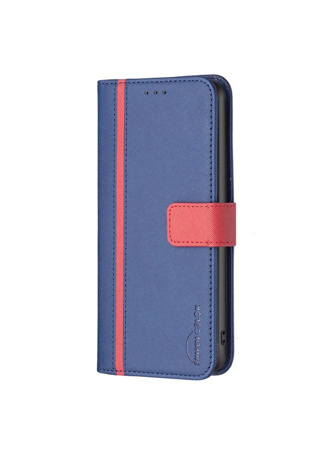 S-TOP Case For iPhone 11 BF13 Color Matching Cross Texture Leather Phone Case - Image 2