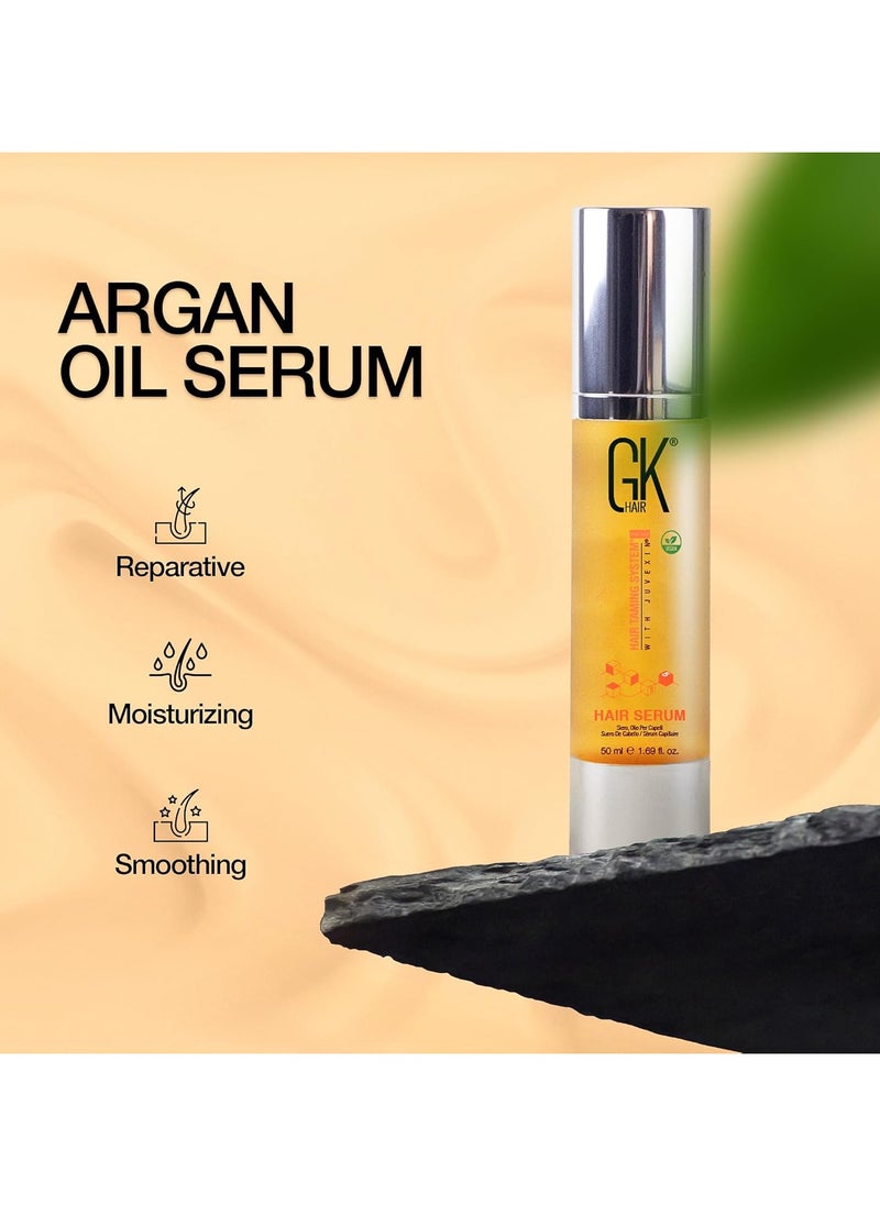 Smoothing Serum (1.69 Fl. Oz/50ml) Organic Argan Oil Hydrating Strength Shine Dry Damaged Repair Anti Frizz Moistures Nourishment Weightless Styling All Hair Types - pzsku/ZE752B4E67FD1FE12624AZ/45/_/1740141328/f278c4b4-9995-40d5-9719-0b3f5fea65f0