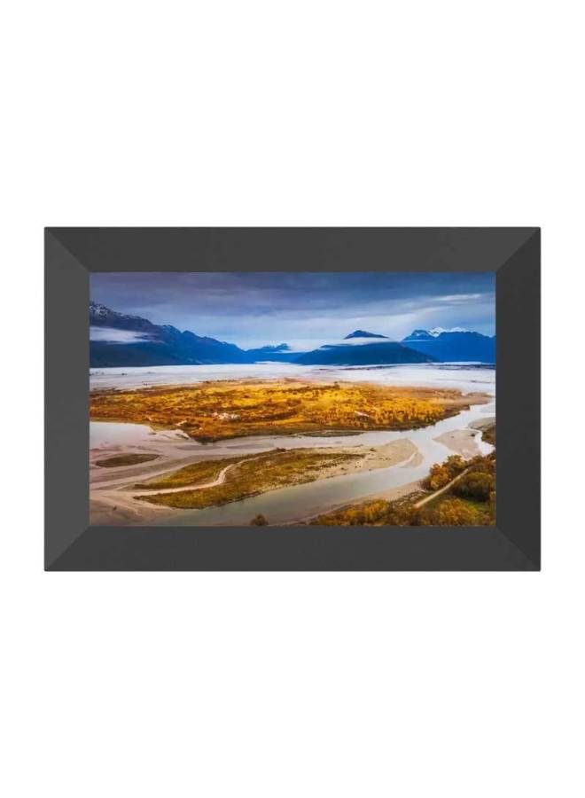 10.1 Inch Smart Cloud Photo Frame WiFi Digital Photo Frame Smart Touch Electronic Photo Album Automatic Loop Player-Color:10.1inch Cloud Photo Frame Black+white 32gb - Image 5