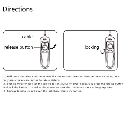 PIXEL RC-201/DC2 Wired Shutter Release Control for Nikon D750 D610 Z6 Z7 DSLR Camera - Image 5