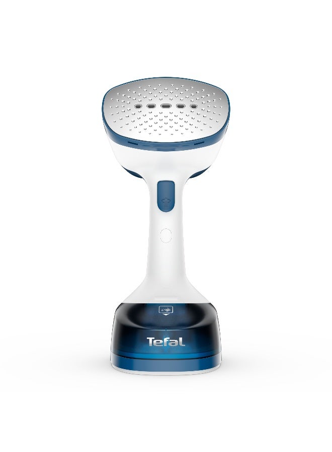 TEFAL Access Steam Easy Handheld Steamer, 1400 W, Steam Output Up to 25 g/Min., Rapid 15-Second Heat-Up, Sanitizing, Light, Door Hook, DT7130G0 500 ml DT7130G0 White & blue - Image 2