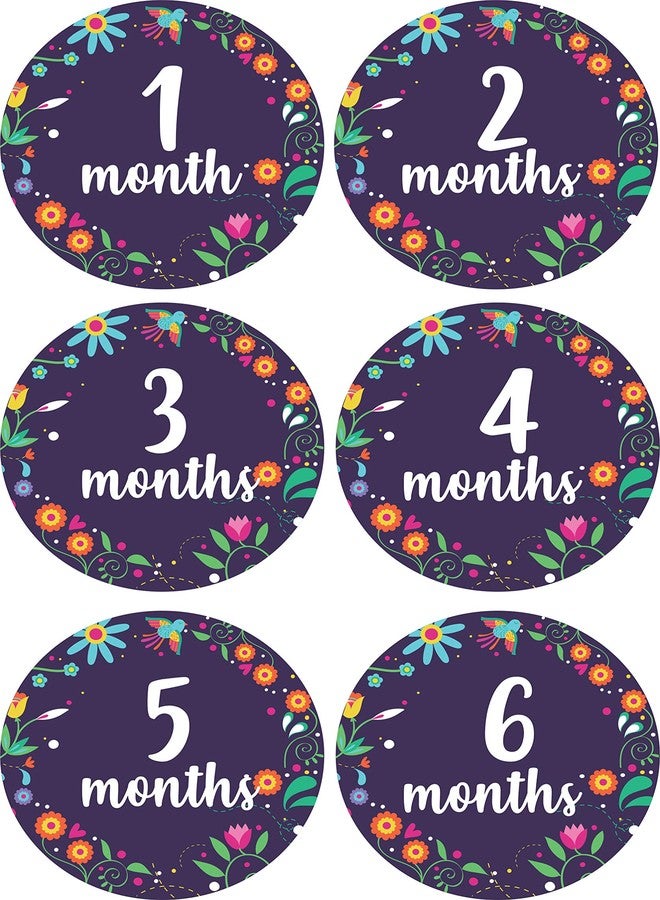 SVM CRAFT® Baby Monthly Milestone Stickers-Birth to 12 Months and 12 Bonus Achievement Stickers (Set of 24) - Image 2