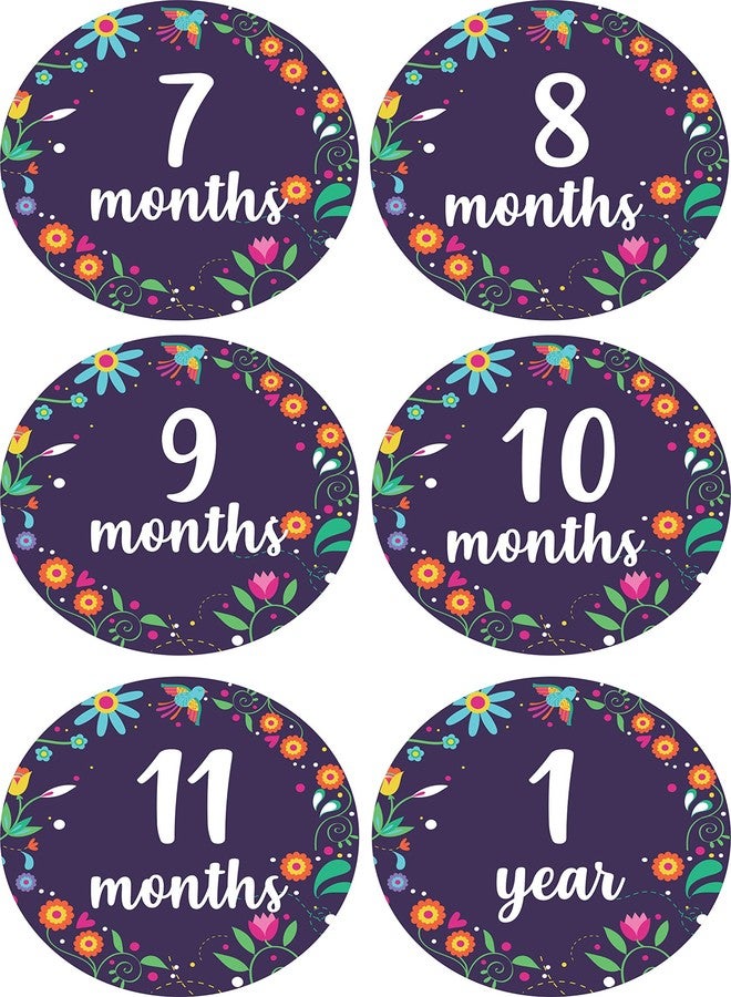 SVM CRAFT® Baby Monthly Milestone Stickers-Birth to 12 Months and 12 Bonus Achievement Stickers (Set of 24) - Image 3