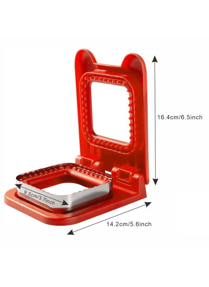 Maocufan Uncrustables Sandwich Maker Sandwich Cutters for Kids Lunch Create delightful treats effortlessly for your little ones with this easytouse sandwich maker red