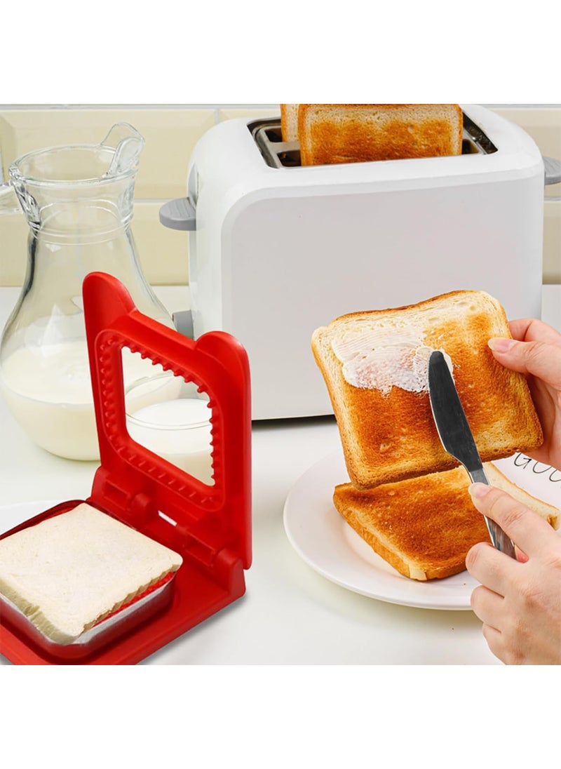 Maocufan Uncrustables Sandwich Maker Sandwich Cutters for Kids Lunch Create delightful treats effortlessly for your little ones with this easytouse sandwich maker red