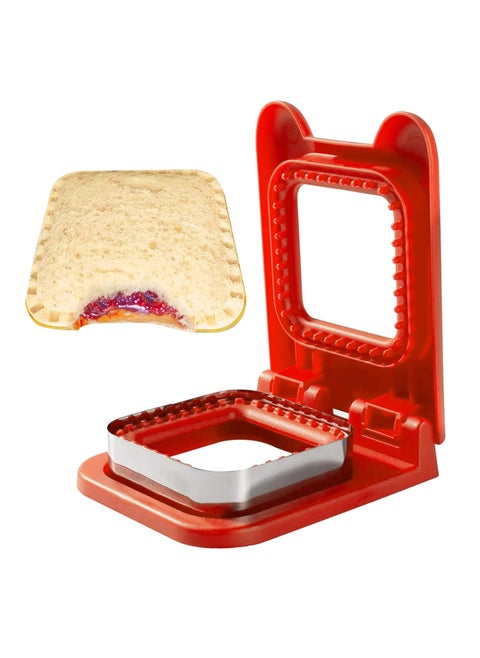 Maocufan Uncrustables Sandwich Maker Sandwich Cutters for Kids Lunch Create delightful treats effortlessly for your little ones with this easytouse sandwich maker red