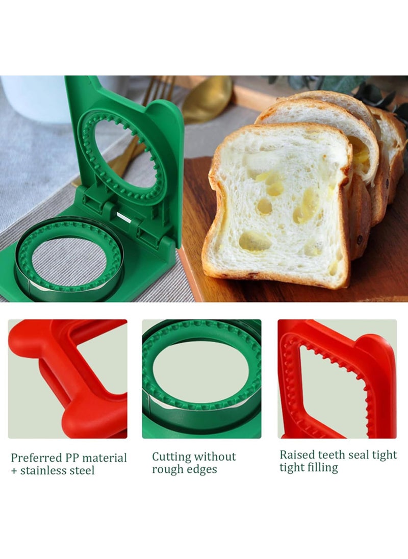 Maocufan Uncrustables Sandwich Maker Sandwich Cutters for Kids Lunch Create delightful treats effortlessly for your little ones with this easytouse sandwich maker red