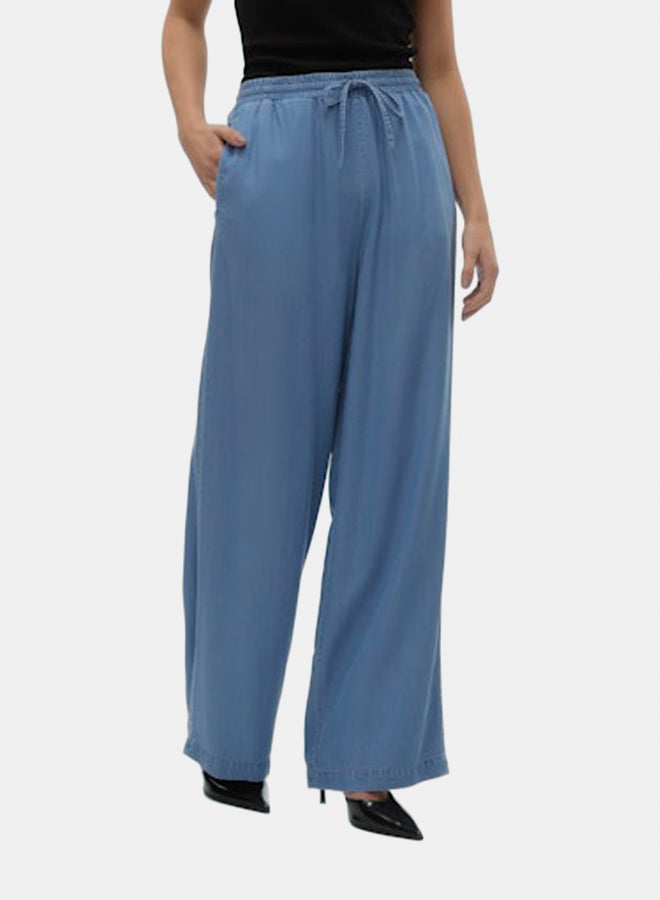 VERO MODA VERO MODA Womens Bree Highwaist Long Loose Tencel Pants  - Image 3