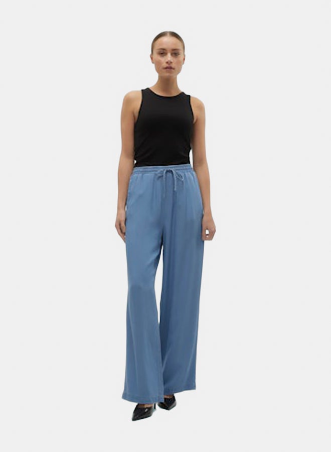 VERO MODA VERO MODA Womens Bree Highwaist Long Loose Tencel Pants  - Image 1