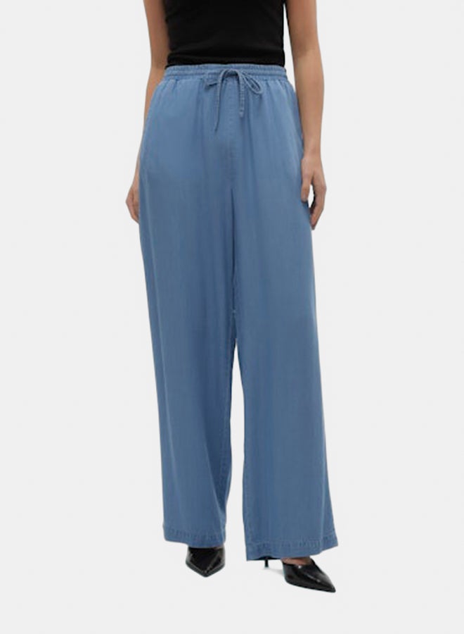 VERO MODA VERO MODA Womens Bree Highwaist Long Loose Tencel Pants  - Image 4