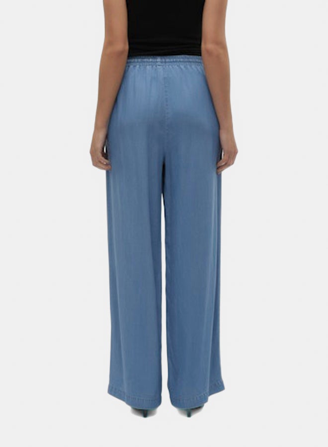 VERO MODA VERO MODA Womens Bree Highwaist Long Loose Tencel Pants  - Image 5